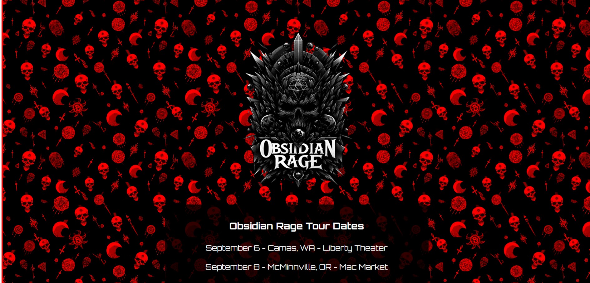 Obsidian Rage Tour Screenshot
